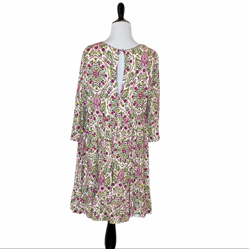 Torrid Flowy Floral Print Challis Mini Skater Dress Size 12 - Picture 5 of 13